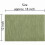 Woven Vinyl Placemats Set Olive Green 6 2
