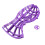 Wig Stand Plastic Hat and Cap Holder Purple 8