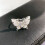 Butterfly Ring Women 925 Silver Cubic Zirconia Adjustable 3