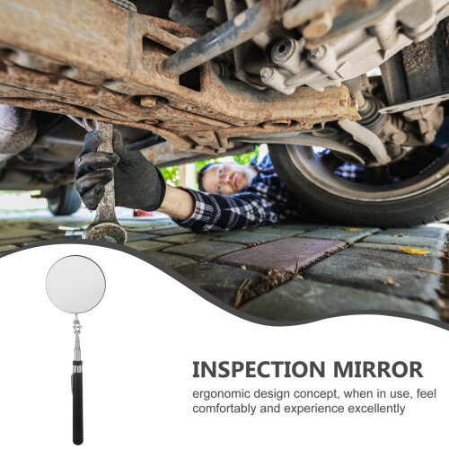 Flexible Telescoping Inspection Mirror for Vehicles 1 Pack 2