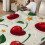 Cherry Pattern Flannel Blanket 60x80 in 2