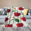 Cherry Pattern Flannel Blanket 60x80 in 5
