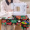 Christmas Buffalo Plaid Sewing Machine Pad Dust Cover with 4