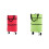 Foldable Wheeled Shopping Bag with Hand Straps 1 Pack 1