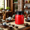 Insulated Tea Pot with Infuser 800ml Vintage Red 316 2