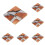 Wood Coasters Set Modern Epoxy 6 Pack 1