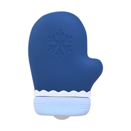 Explosion-Proof Silicone Hot Water Bag Blue 13.3 x 9.5 cm