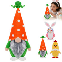Virenlux Easter Gnomes and Bunny Plush Ornaments