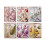 Lost Garden Art Collage Journaling Sheets 30 pcs 6 designs 6