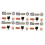 FRCOLOR Movie-Themed Cake Toppers 36pcs 5
