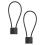 Black Metal Wire Lock Cable 2-Pack for Scooter Cabinet 1