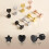 Dot Stud Earrings Nickel-Free Hypoallergenic 1 Pair 6