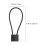 Black Metal Wire Lock Cable 2-Pack for Scooter Cabinet 8