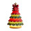 Mini Christmas Tree with Lights - Red Green Resin Tabletop 1