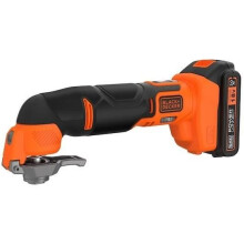BLACKDECKER Multifunktions-Oszillationswerkzeug 18 V Kabellos - Sägen, Schleifen, Schaben und Schleifen - Rutschfeste Softgrip-Griff