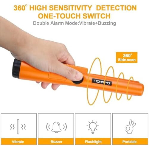Metal Detector Pinpointer Waterproof Handheld Wand 1