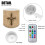 LED Flameless Candles Multi-Color Flickering 4PCS 6