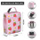 Insulated Lunch Bag with Handle Strawberry Design 3