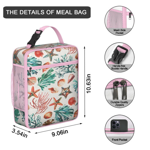 Thermal Lunch Tote Starfish Design 1 Pack 1