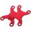Aluminum Skateboard Trucks Red 2 pcs 4