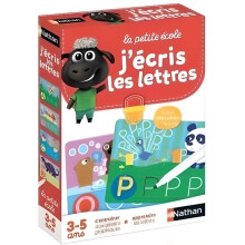 Educational game - NATHAN - La Petite Ecole - I write the Letters - Progressive learning - Erasable