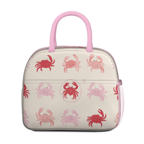Lunch Tote Bag Leakproof Crab Design 1 Pack 1