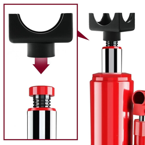 Bottle Jack Saddle Adapter for Floor Jack Axle Tube 2