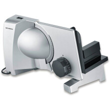Universelle elektrische Aufschnittmaschine - SEVERIN - AS3917 - 150 W - Abnehmbares Edelstahlmesser 0 bis 23 mm - Edelstahl