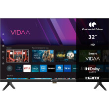 CONTINENTAL EDISON - CELED32SVHD26B7 - LED HD TV 32" (80 cm) - Smart - 3xHDMI, 2xUSB - schwarz