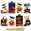 Halloween Tags with String 80 Pieces Ghost Pumpkin Devil 6