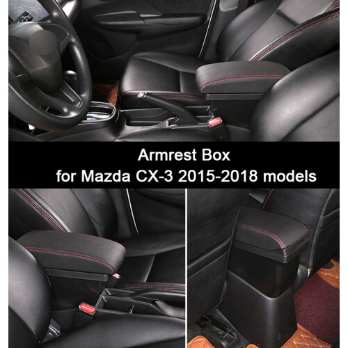 Car Double Armrest Box for Mazda CX-3 2015–2018 1