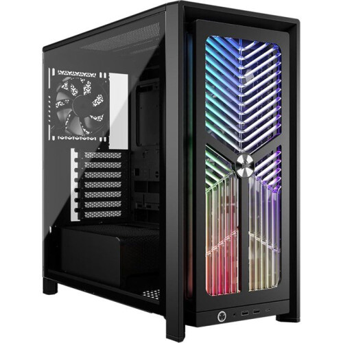 Corsair PC-Gehäuse - CORSAIR - FRAME 4000X RS - Mid Tower - 4 RS120 Lüfter - Schwarz