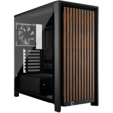 PC-Gehäuse - CORSAIR - FRAME 4000X RS - Mid Tower - 4 RS120 Lüfter - Schwarz/dunkelbraun