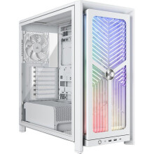 PC-Gehäuse - CORSAIR - FRAME 4000X RS - Mid Tower - 4 RS120 Lüfter - Weiß