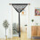 Triani string door privacy lace curtain black 100x200cm 5