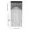 Triani string door privacy lace curtain black 100x200cm 2