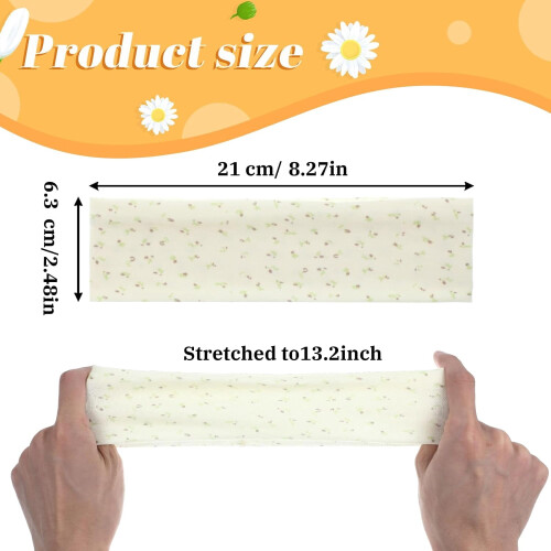 Non-Slip Headbands for Women 6 Pcs Stretchy Boho Floral 1