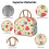 Strawberry Portable Lunch Bag with Pockets Large Cooler Tote 4