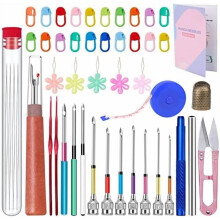 Punch Needle Embroidery Kit for Beginners with 43 Pieces