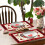 Valentine's Day Placemats Heart Pattern 45x30cm 3