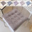 Winter Seat Cushion Plush Polyester 40x40cm Anti-Slip Bottom 1