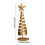 Gold Spiral Christmas Tree Decor with Star Topper 6