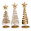 Gold Spiral Christmas Tree Decor with Star Topper 3