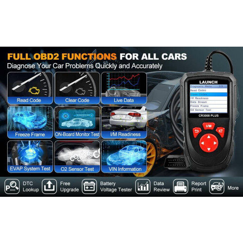 CR3008 PLUS OBD2 Scanner with Lifetime Free Updates 2