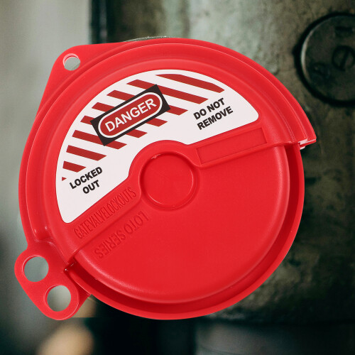 Raindrops Propane Tank Lock ABS Red Safety Valve Lock 2