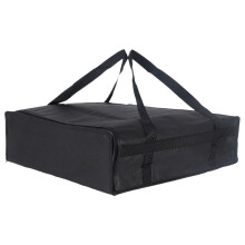 Insulated Pizza Delivery Bag 20x20x6 Inch Black