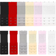 Bra Extender Women's Elastic 3 Rows 3 Hooks 6 Colors