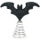 Halloween Tree Topper with Winged Figures and Flexible 1