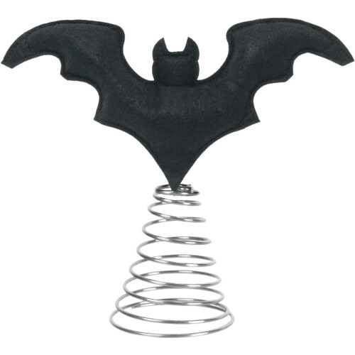 Halloween Tree Topper with Winged Figures and Flexible