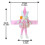 Rabbit Curtain Tiebacks Hand-Knitted Spring Decor 2PCS 3